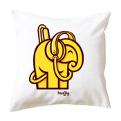 Huejly™ Listening Intently Solo Cushion Cover