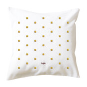 Huejly™ Squarely Elephants Repeat Pattern Cushion Cover
