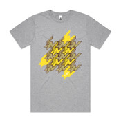 Huejly™ Repeatedly - Houndstooth, Elephant Repeat - Mens Block Tshirt