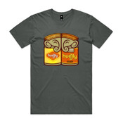 Huejly™ Mightily Elephants - Friendly Rivalry (Vegemite vs Marmite) Mens Staple Tshirt