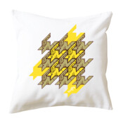 Huejly™ Repeatedly - Houndstooth, Elephant Repeat Cushion Cover