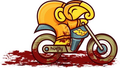 Huejly Quickly MotorCycling print